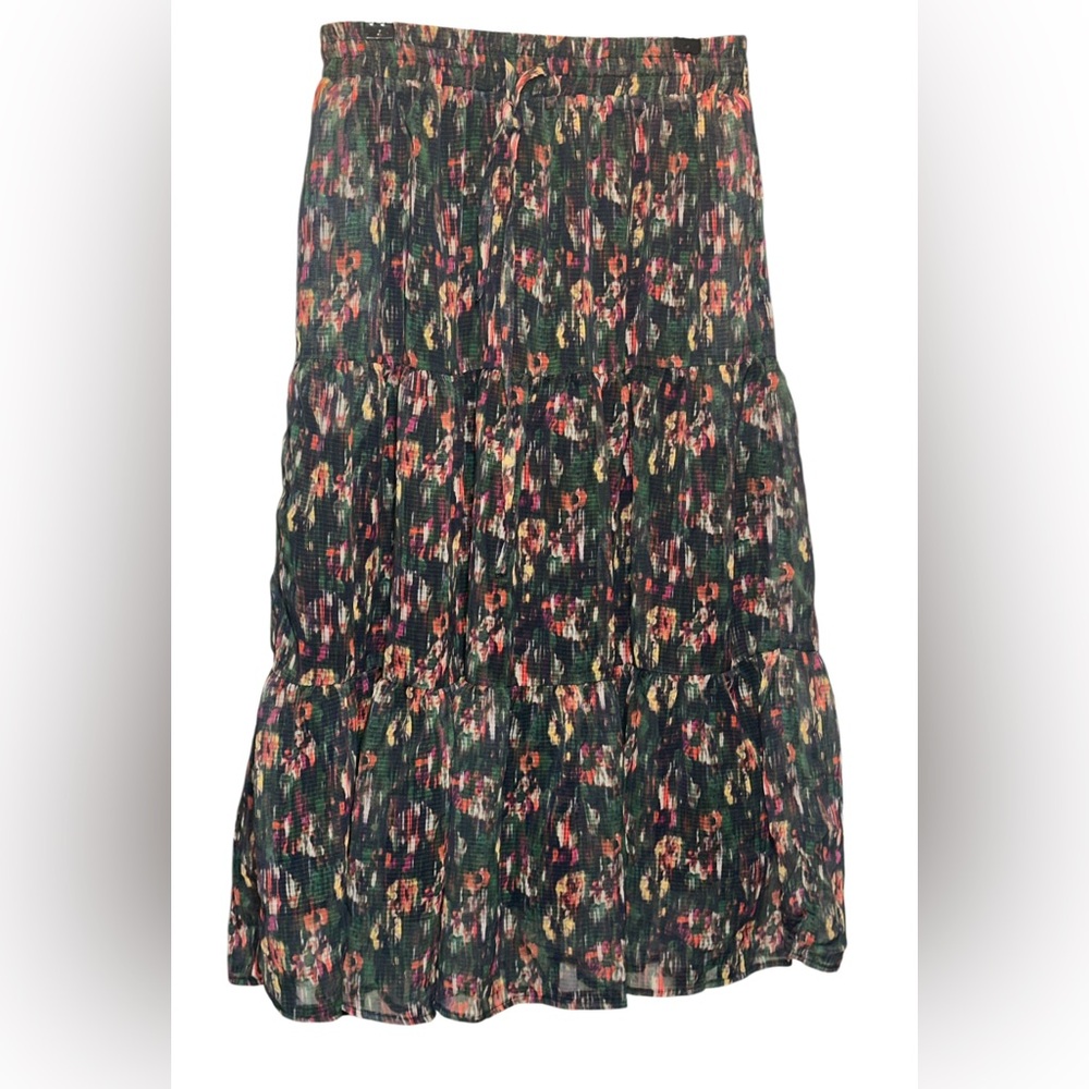 Chic Floral Maxi Skirt